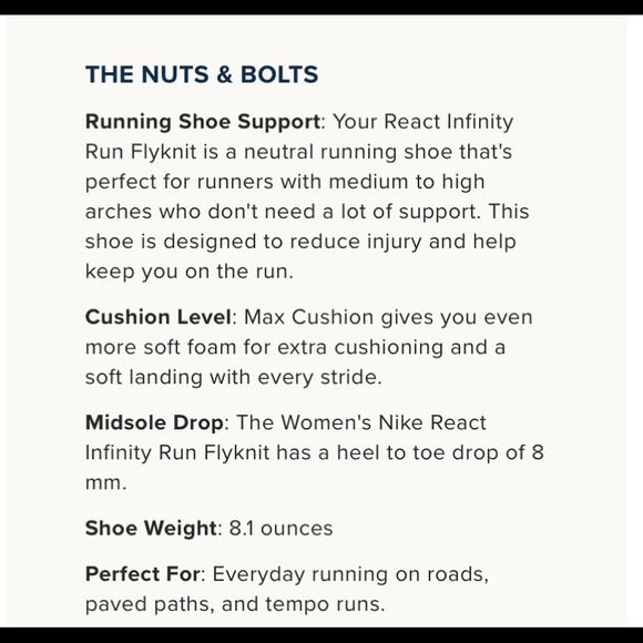 NIKE React Infinity Run Flyknit Running Shoes - Picture 9 of 9